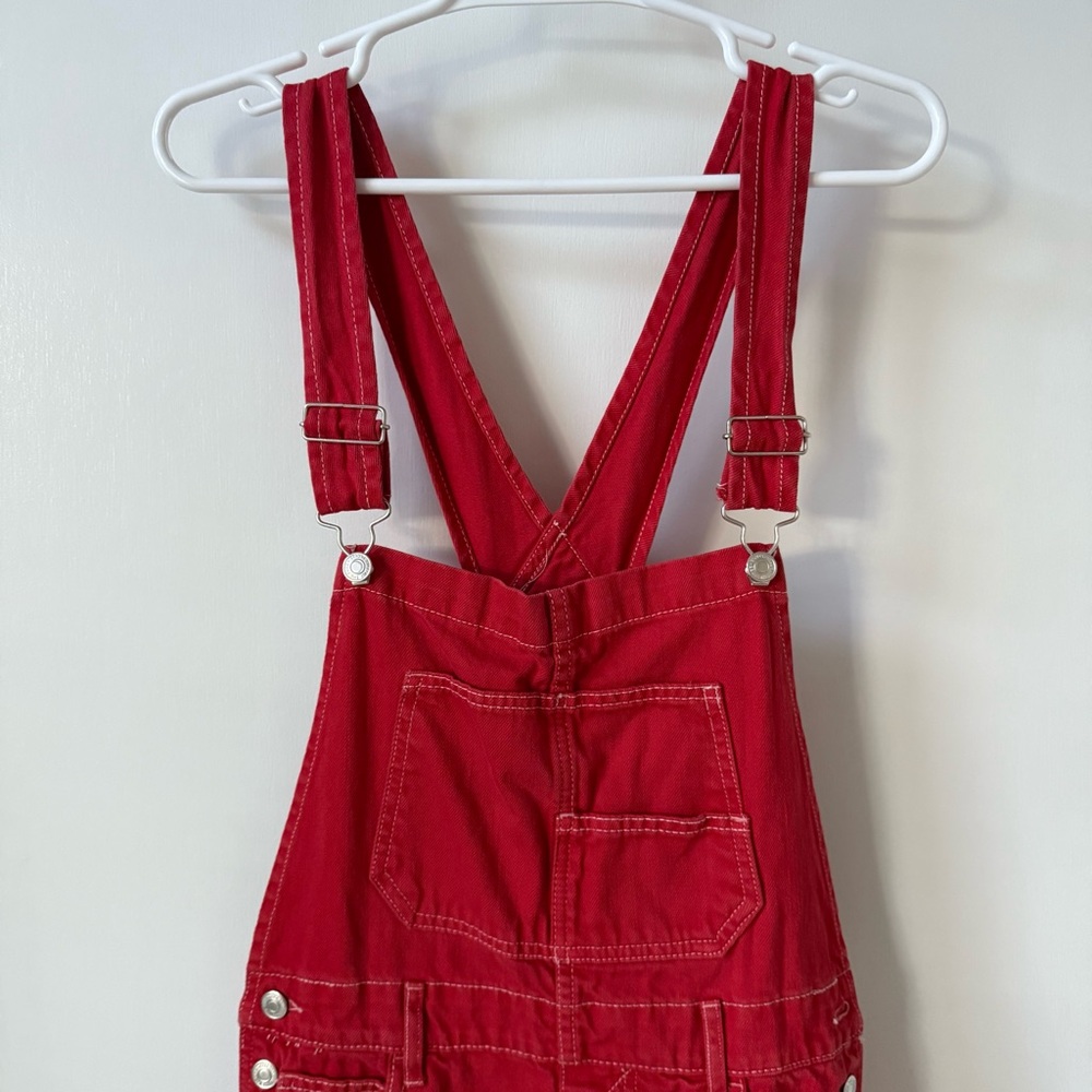 Free People We The Free Ziggy Denim Overalls in Heart Eyes - Picture 8 of 14